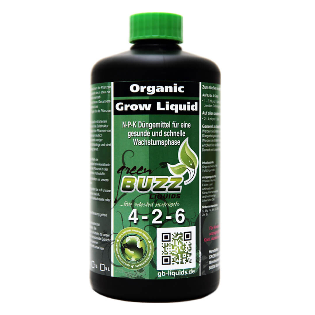 GreenBuzz Liquids Organic Grow 500ml GreenBuzz Liquids Organic Grow 500ml