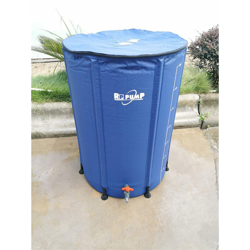 RP Pump Flex Tank 100 l Pro abgedeckt RP Pump Flex Tank mit 100 Litern und aufgelegter Abdeckung