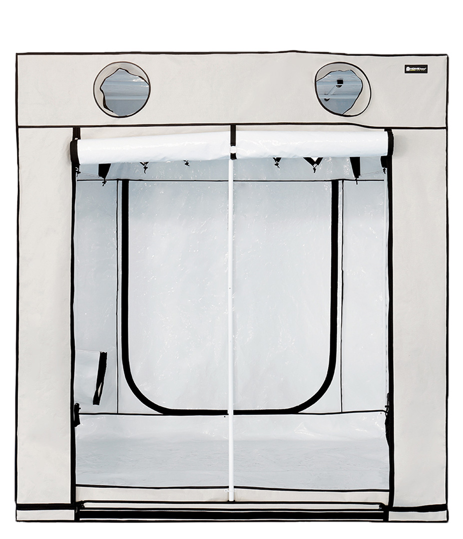 Homebox Ambient Q200+ (200 x 200 x 220 cm/4 m²) PAR+ Growversand homebox q200+ gerade offen