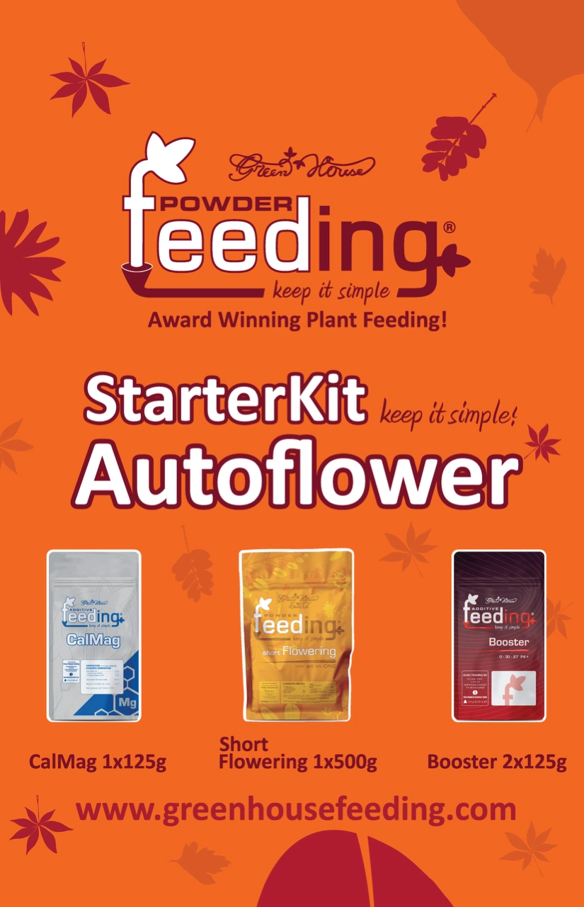 Green House Feeding StarterKit Autoflower Inhalt Green House Feeding StarterKit Autoflower mit abgebildetem Inhalt