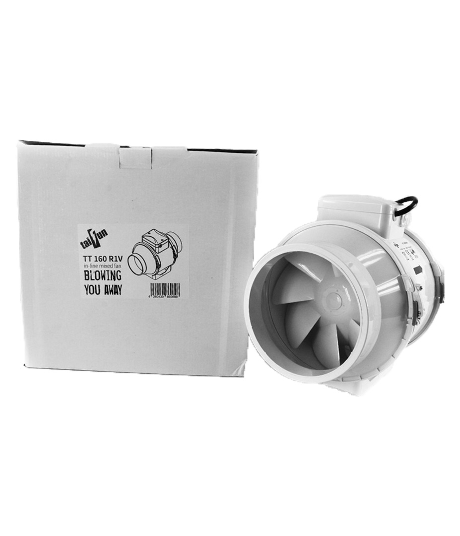 Growversand taifun 2speed inline ventilator 220 280m³h 125mm verpackung