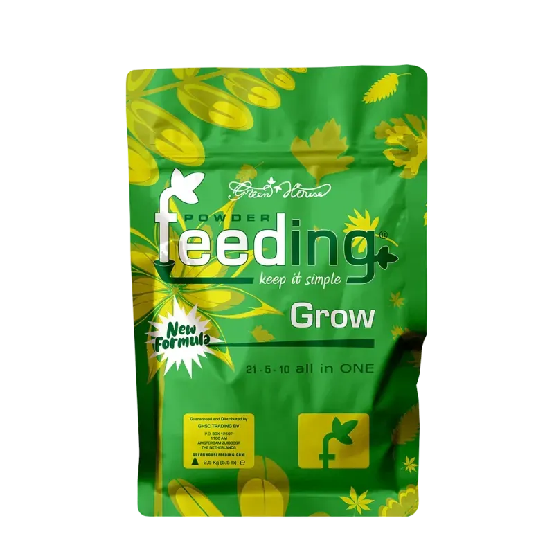 Green House Feeding (Powder Feeding) Grow - New Formula - Optimaler Wachstumsdünger | 2500 g