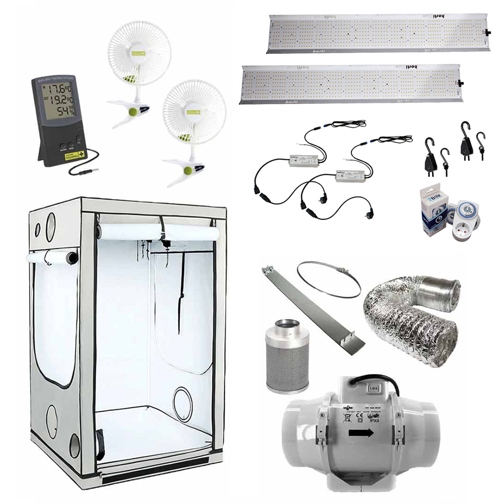 Komplettset Homebox Q120 HortiOne 600 220W Abluftset S Komplettset Homebox Q120 HortiOne 600 220W Abluftset S