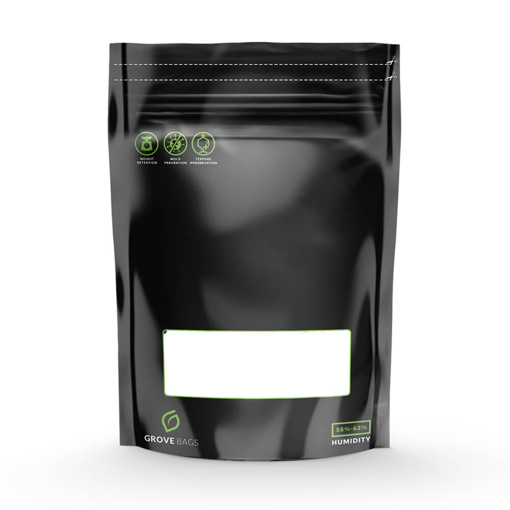 Grove Bags TerpLoc mit Fenster - 100 g: Revolutionäre Curing und Aufbewahrungsmethode für maximalen Terpen-Erhalt Grove Bags TerpLoc mit Fenster - 100 g: Revolutionäre Curing und Aufbewahrungsmethode für maximalen Terpen-Erhalt