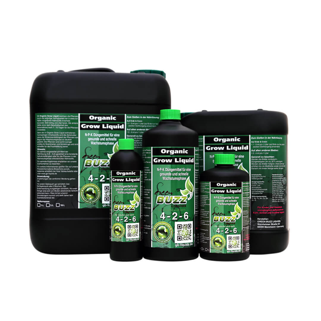 GreenBuzz Liquids Organic Grow Gesamt GreenBuzz Liquids Organic Grow Gesamt