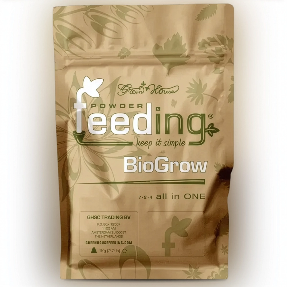 Green House Feeding BioGrow 1kg Green House Feeding BioGrow Beutel mit 1 Kilogramm, Vorderseite
