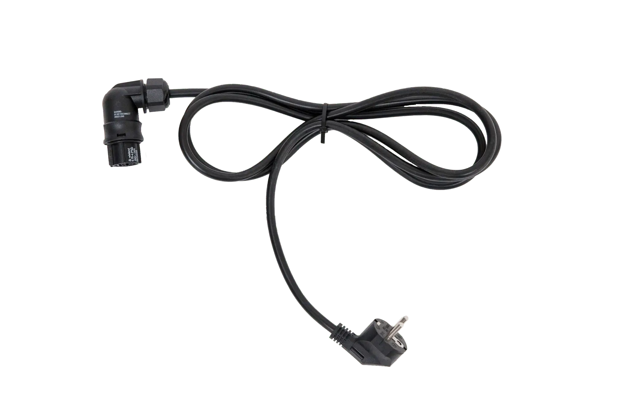 SANlight EVO Netzkabel Schwarzes Netzkabel mit Winkelstecker für die SANlight EVO Serie
