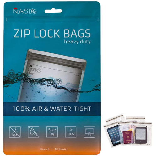 Noaks Bag M Verpackung Noaks Bag Zip Lock Bags in Größe M in der Verkaufsverpackung