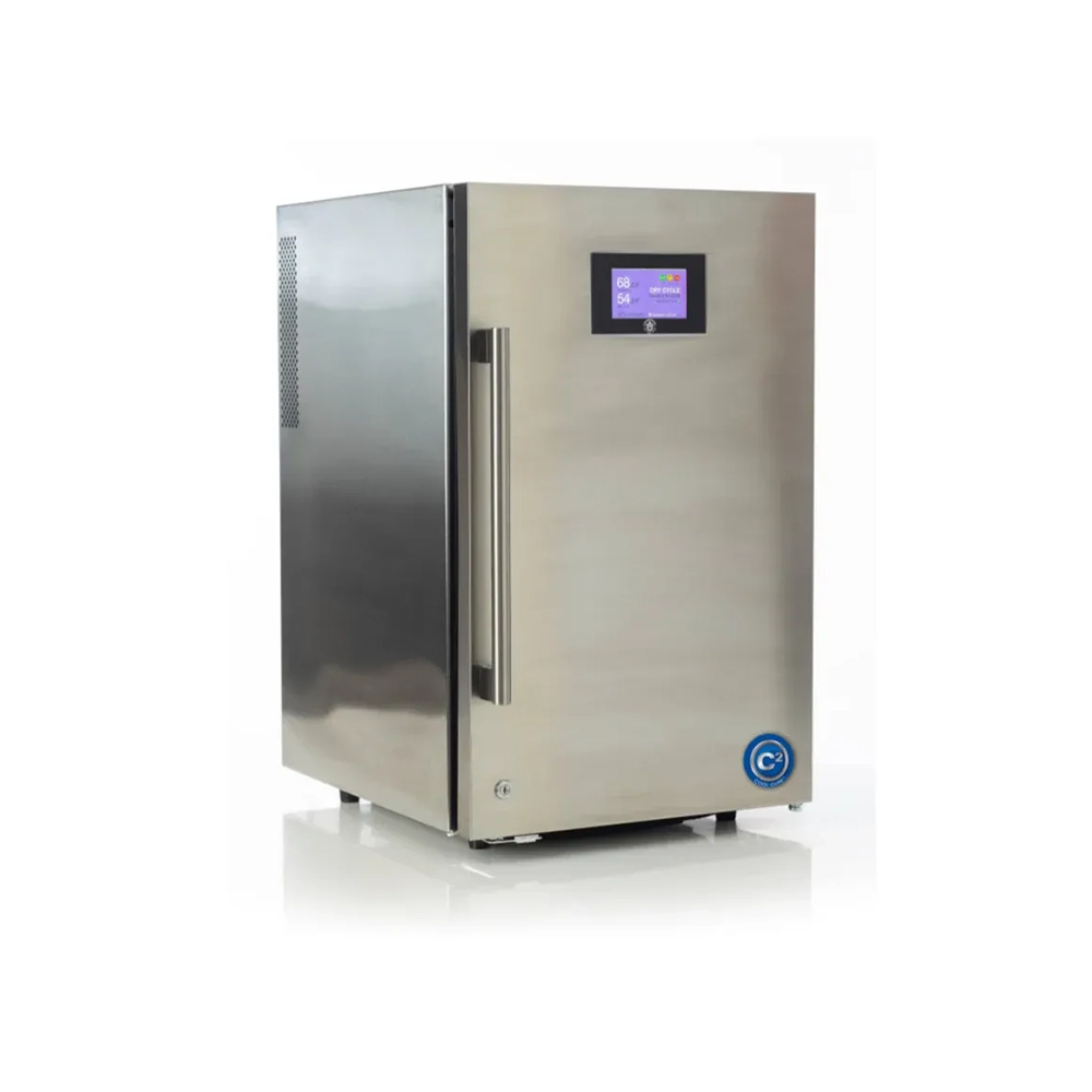 Cannatrol Cool Cure C2 Seitenansicht Cannatrol Cool Cure C2 aus Edelstahl in seitlicher Ansicht
