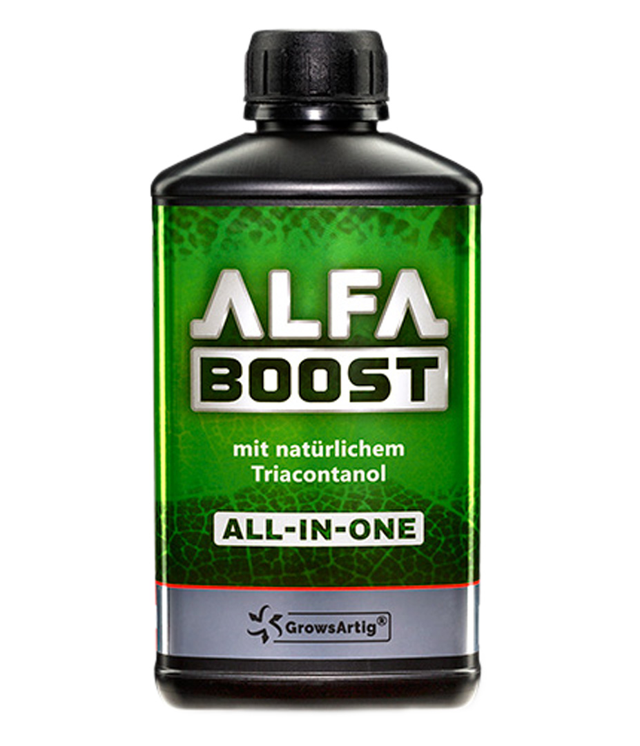 Growsartig Alfa Boost 500 ml Growversand alfa boost 500ml vorne