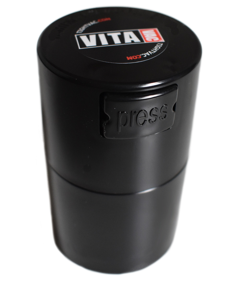 TightVac Vakuumcontainer - Deine Premium Aufbewahrung 0,06l mit schwarzem Deckel Growversand thight vac 0,06l