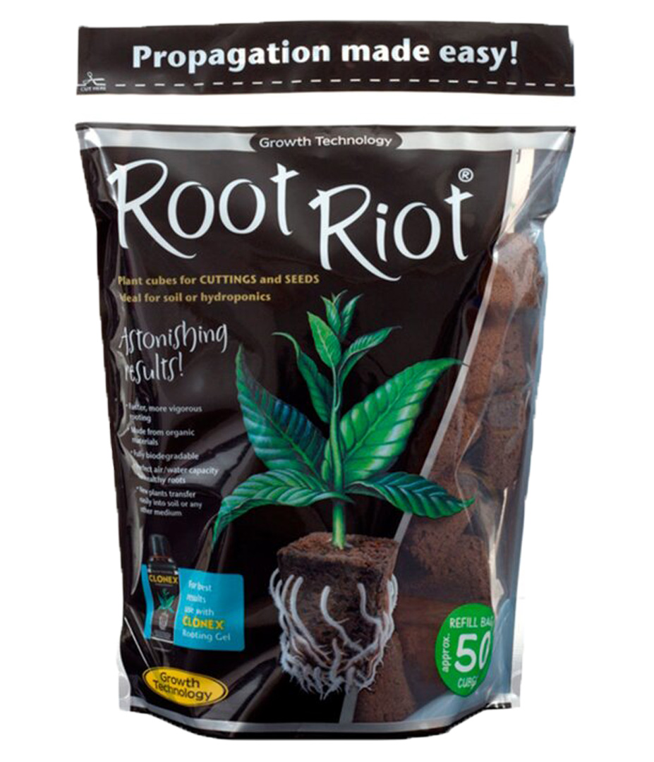 Growth Technology Root Riot Anzuchtwürfel 50 Stk. Growversand stecklingsequipment root riot 50 stück