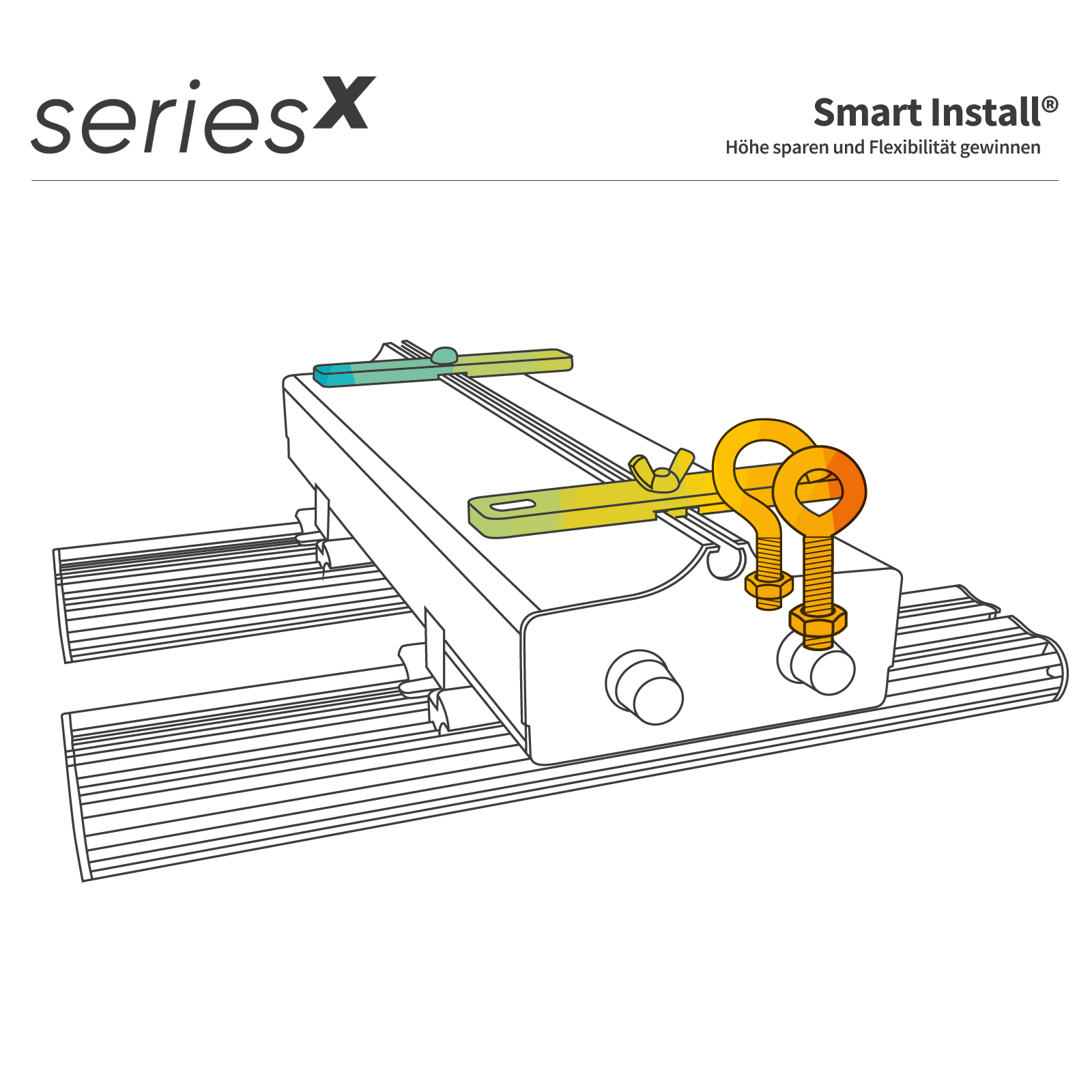 24 Greenceptions Aufhängesystem Smart Install