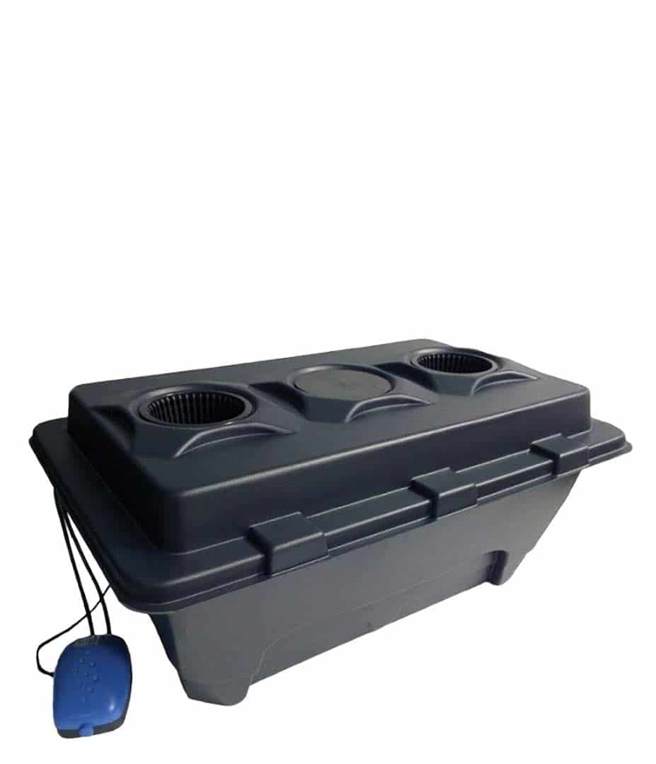 Nutriculture Oxypot V2 Nutriculture Oxypot V2 mit aufgesetztem Deckel und Luftschlauch