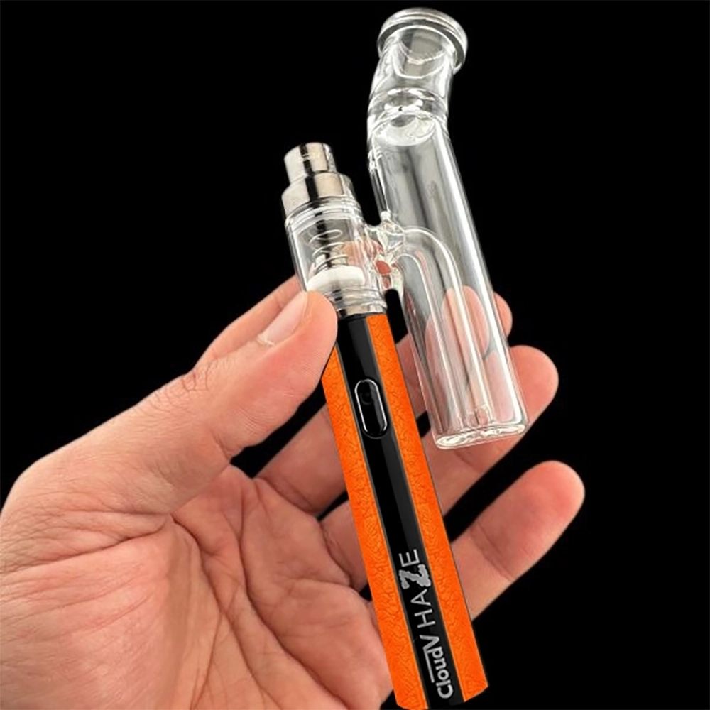 Cloud V Haze Premium Bundle - Flower Pen & Aqua Bubbler im Set - Orange