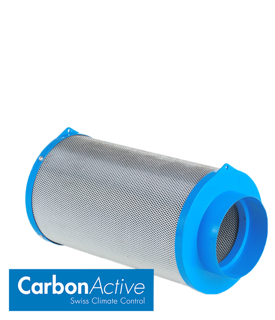 Carbon Active Granulate Filter 400 m³/h 125 mm Flansch Aktivkohlefilter Grow