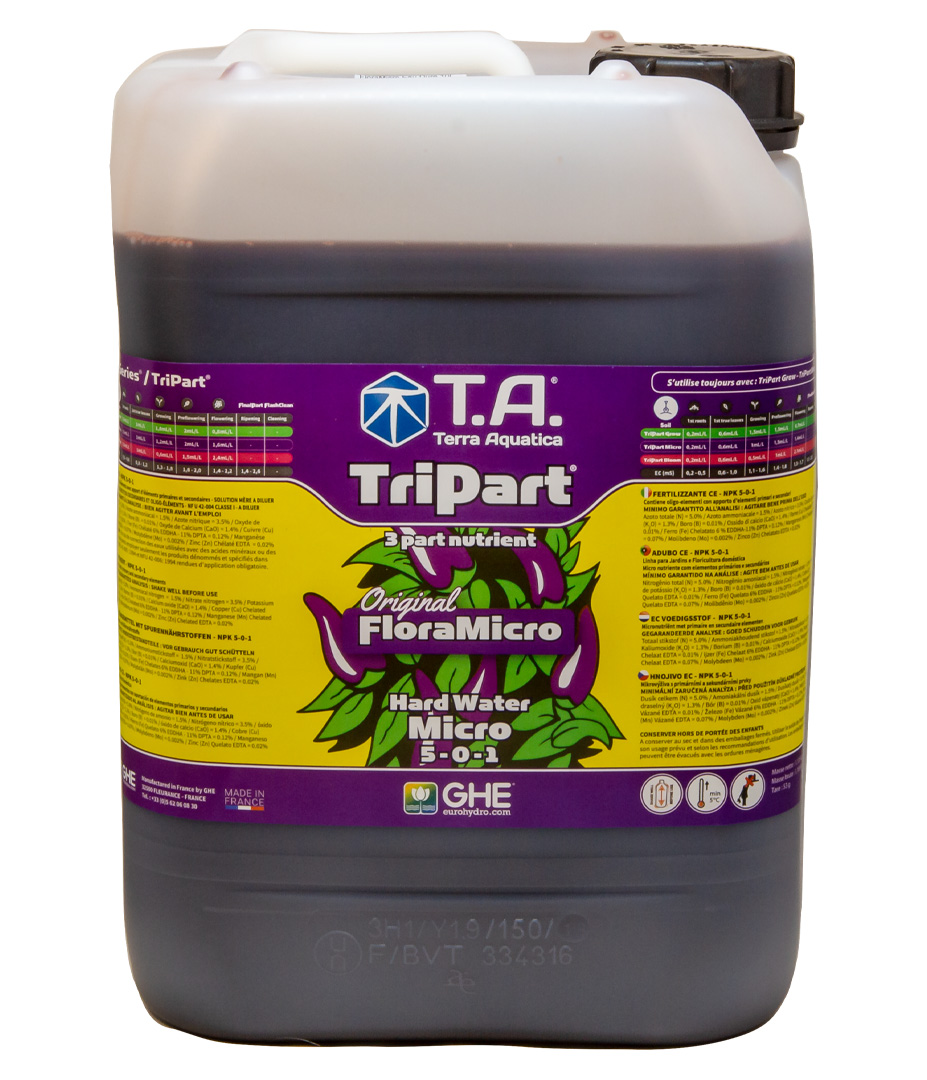 Growversand terra-aquatica tripart floramicro hard 10l