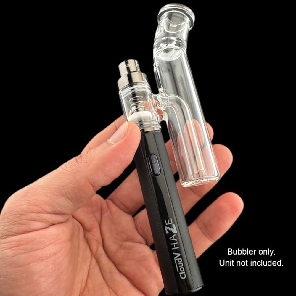 Cloud V HAZE Aqua Bubbler - Glasaufsatz mit Perkolator für sanften Genuss Cloud V HAZE Aqua Bubbler - Glasaufsatz mit Perkolator für sanften Genuss