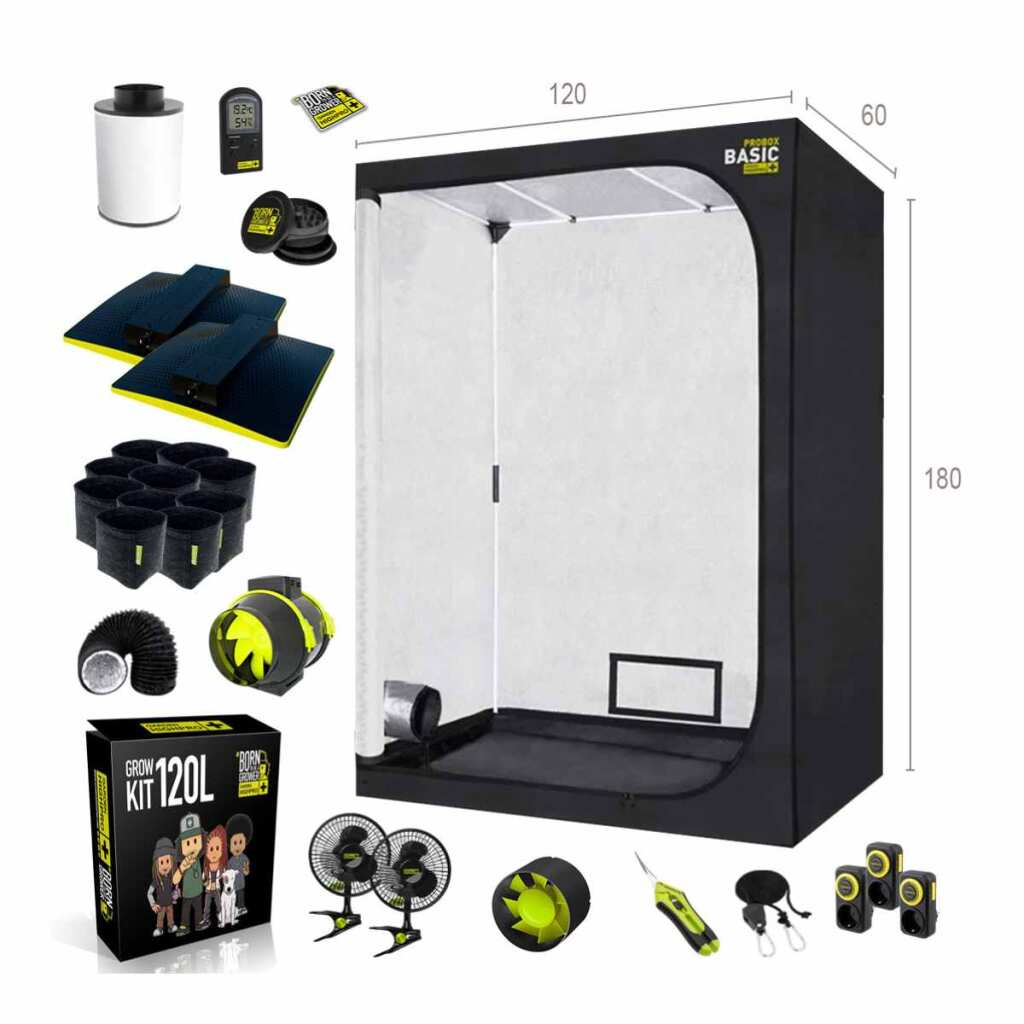 GHP Garden HighPro Growkit 120 Set: Dein ultimatives Profi-Paket für großflächiges Indoor Growing Growversand GHP Komplettset 120 Lieferumfang