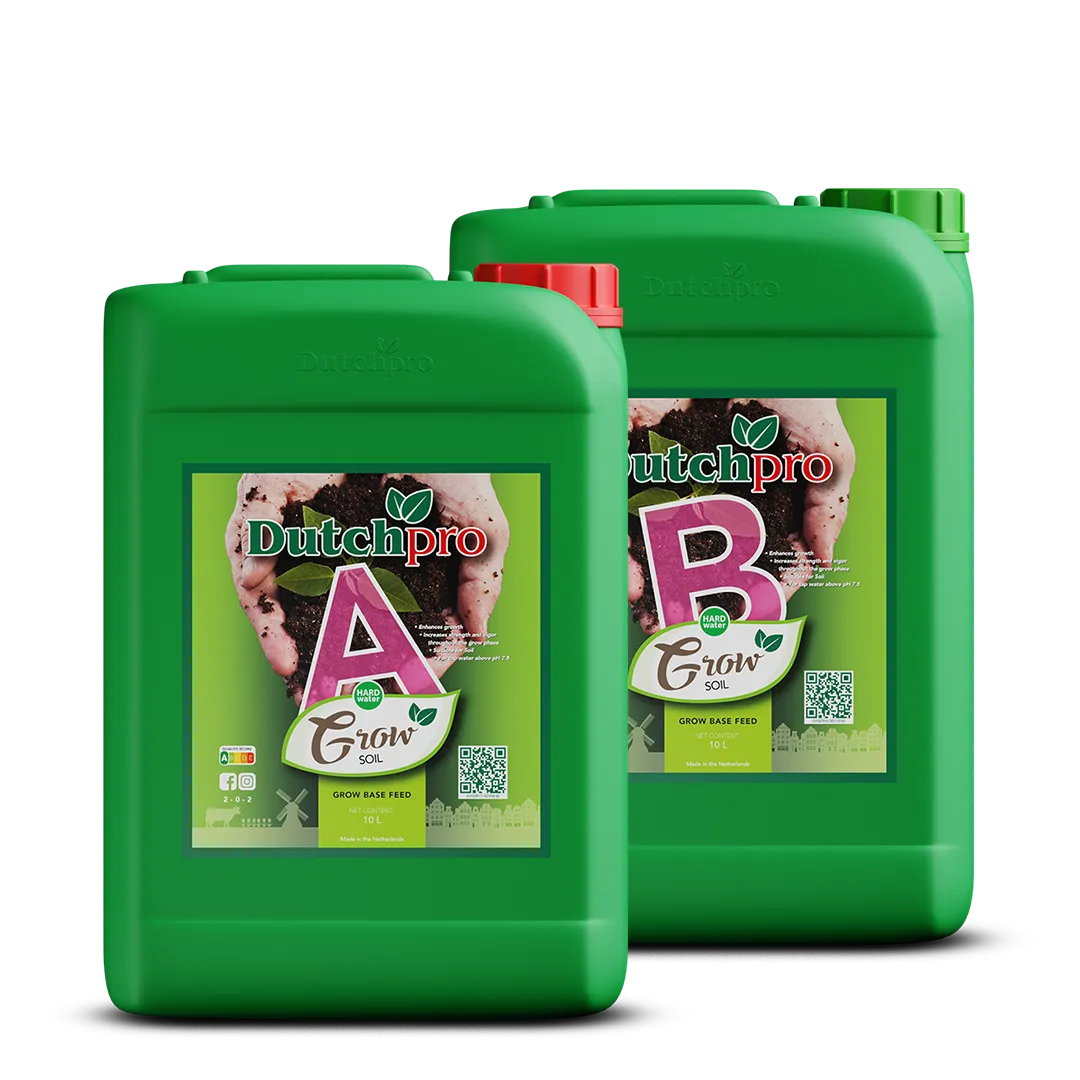 Dutchpro Grow Soil A und B 10 l Zwei grüne Dutchpro Grow Soil Kanister A und B mit je 10 Litern