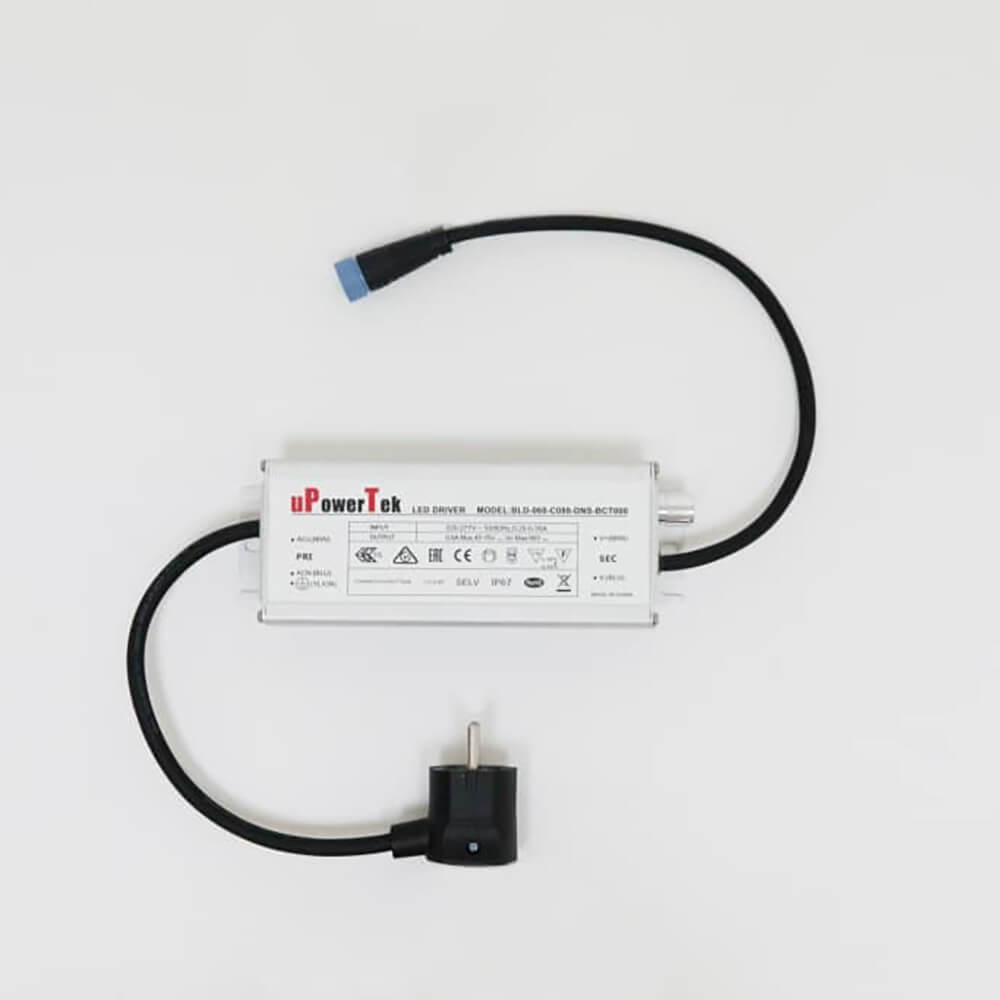 SANlight Q1W Dimm Treiber mit Stecker SANlight Q1W Dimm Treiber mit Anschlusskabel und Netzstecker