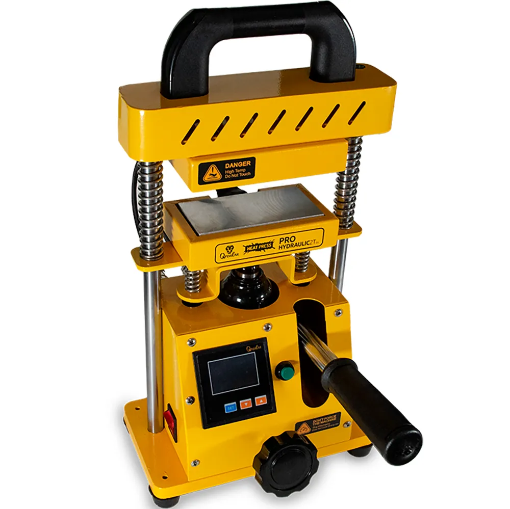 Qnubu Press Pro Hydraulic 2 t Schrägansicht Qnubu Press Pro Hydraulic mit 2 Tonnen in Schrägansicht