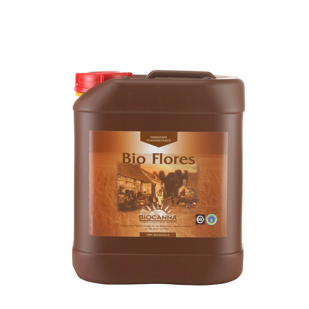 Canna Bio Flores 5 l Canna Bio Flores Kanister mit 5 Litern, freigestellt