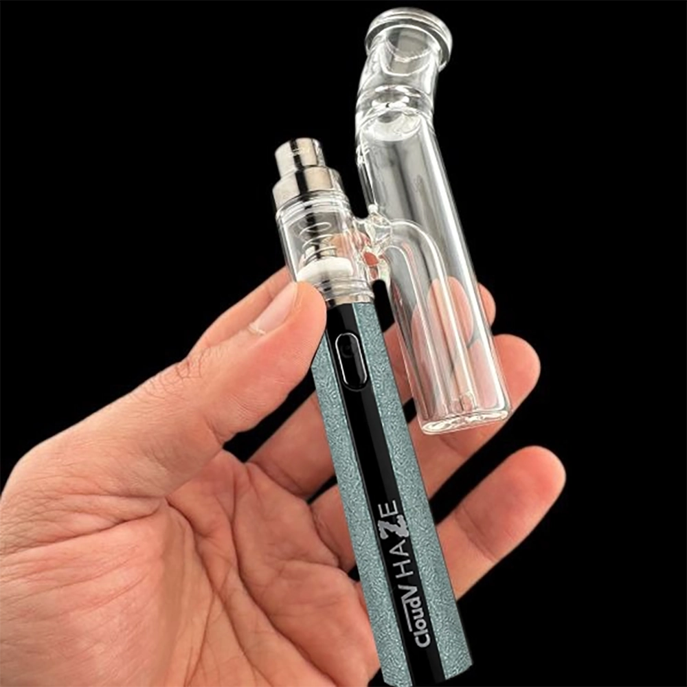 Cloud V Haze Premium Bundle - Flower Pen & Aqua Bubbler im Set - Stone (Steingrau)