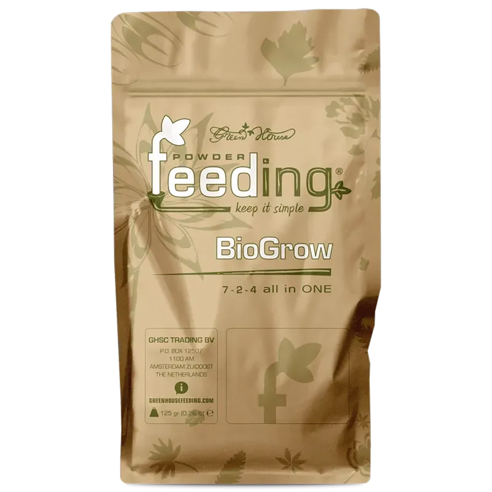 Green House Feeding BioGrow 125g Green House Feeding BioGrow Beutel mit 125 Gramm, Vorderseite