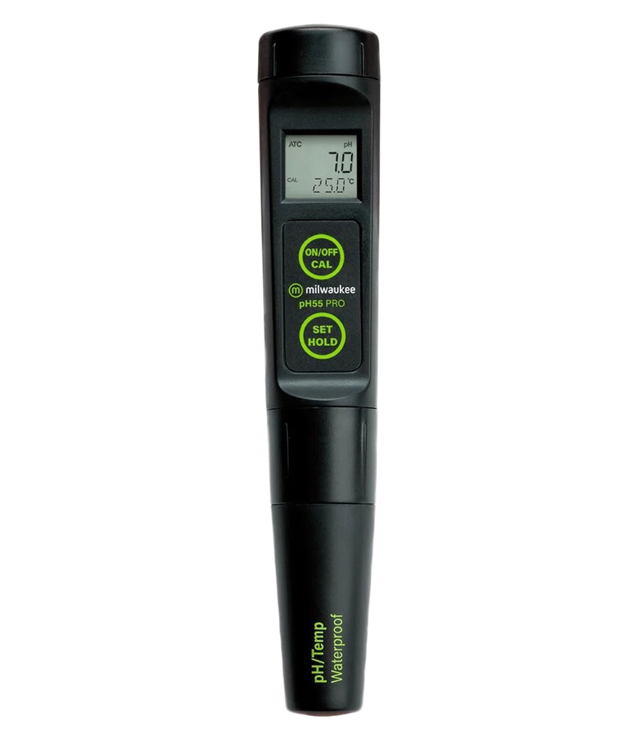 Milwaukee pH55 Digitales pH/Temp-Messgerät Growversand milwaukee ph55 messgerät