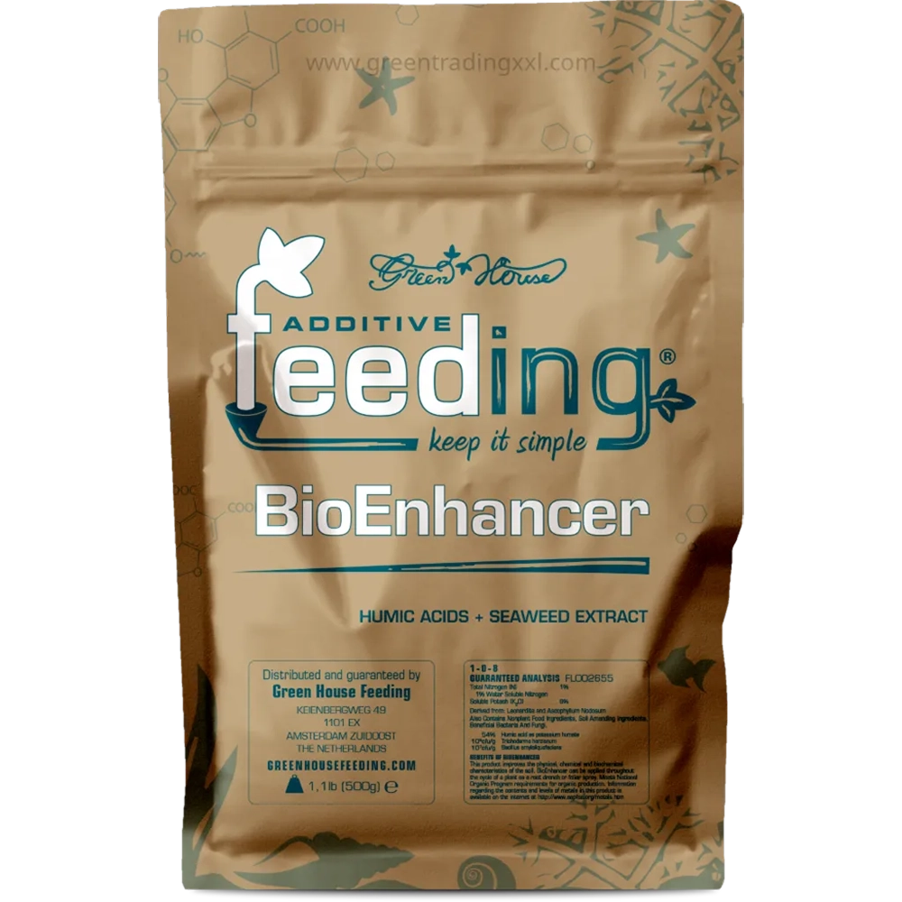 Green House Feeding BioEnhancer 500g Green House Feeding BioEnhancer Beutel mit 500 Gramm, Vorderseite