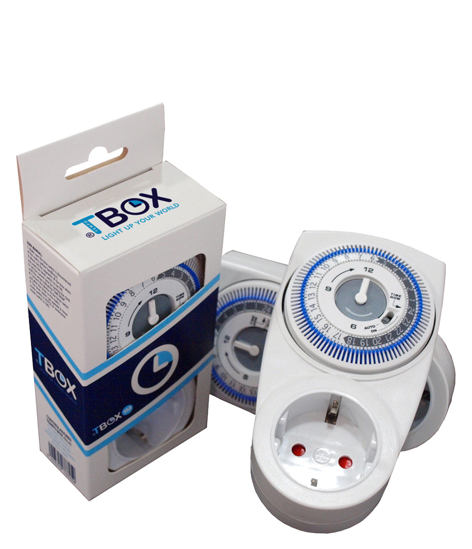 Tempo Box TBox 1M Mechanische Zeitschaltuhr Growversand zeitschaltuhren mechanische tbox