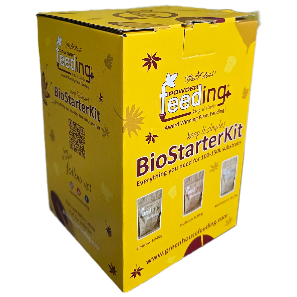 Green House Feeding BioStarterKit Seite Green House Feeding BioStarterKit Verpackung von der Seite
