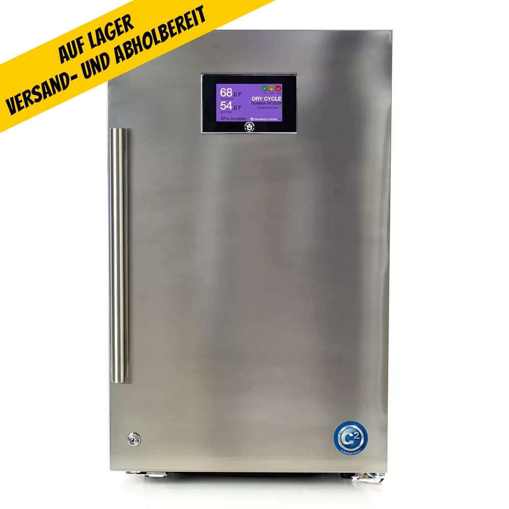 Cannatrol Cool Cure C2 - Premium Trocknungsautomat mit WiFi, Bluetooth & Touchscreen Cannatrol Cool Cure C2 - Premium Trocknungsautomat mit WiFi, Bluetooth & Touchscreen