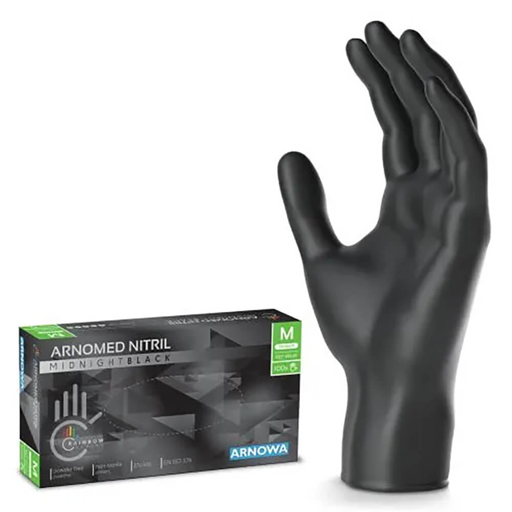 Premium Nitril Handschuhe M - Dein Schutz beim Growing Growversand Nitrilhandschuhe schwarz M