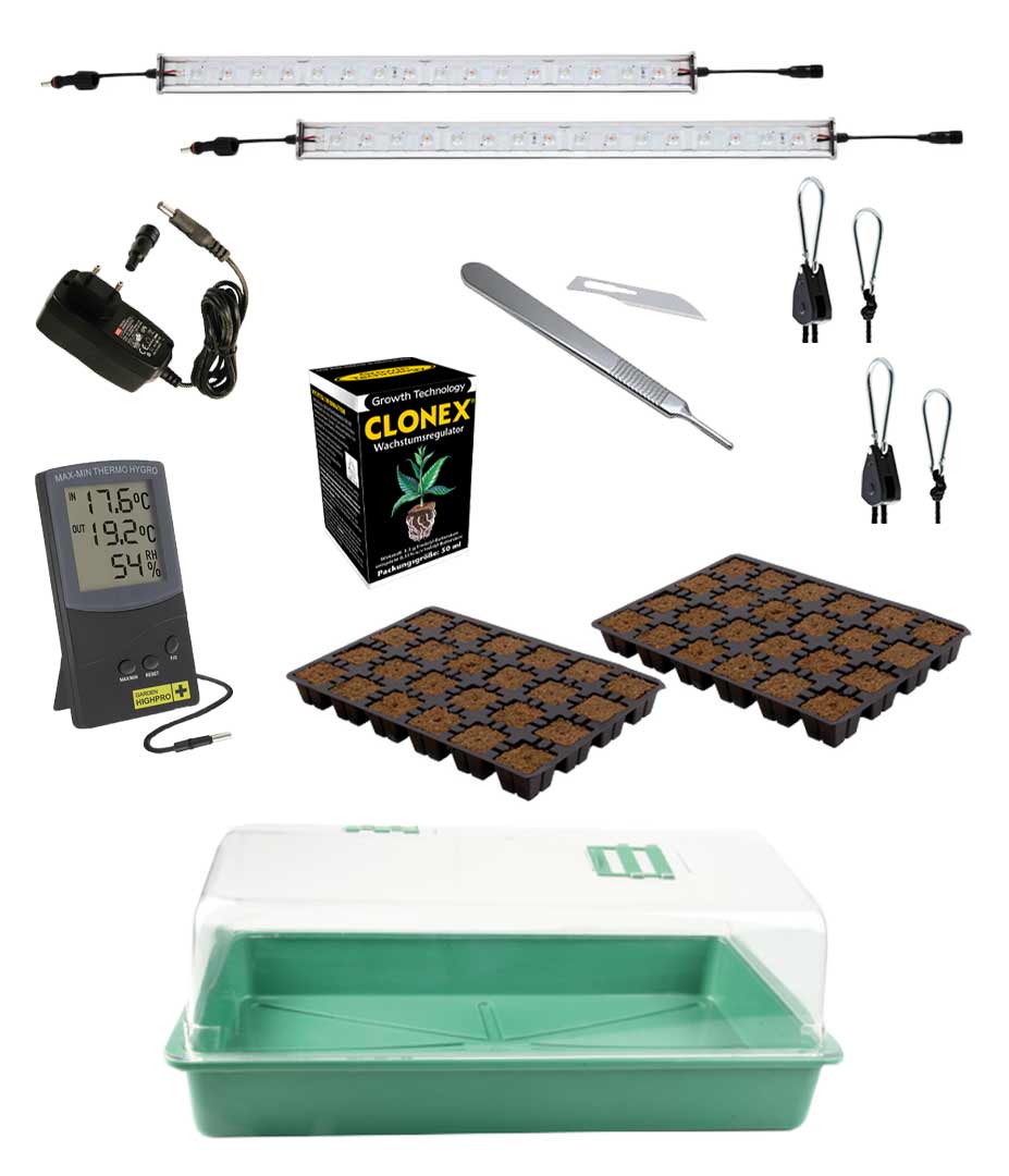 Anzuchtset M + Sanlight Flex für bis zu 48 Stecklinge Produktbilder Anzuchtset M Sanlight Flex 48St