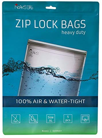 Noaks Bag XL Verpackung Noaks Bag Zip Lock Bags in Größe XL in der Verkaufsverpackung