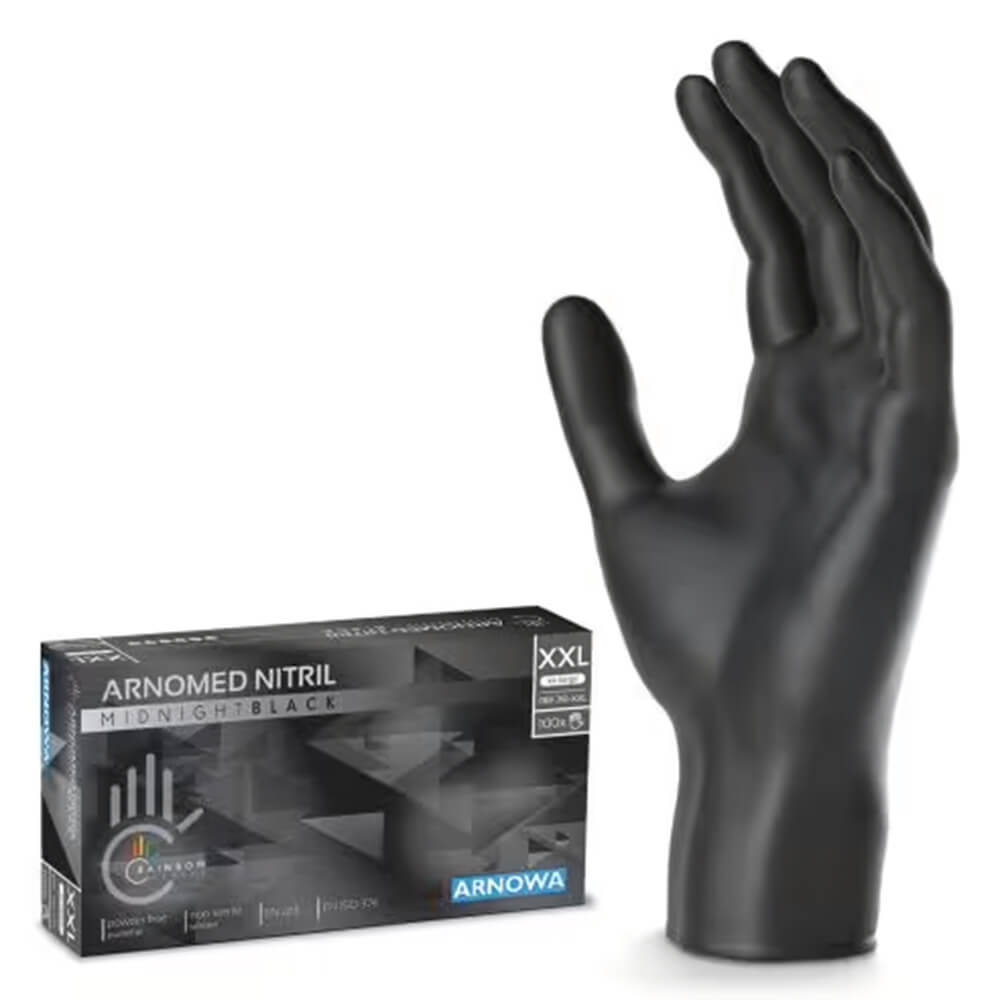Premium Nitril Handschuhe XXL - Dein Schutz beim Growing Growversand Nitrilhandschuhe schwarz XXL