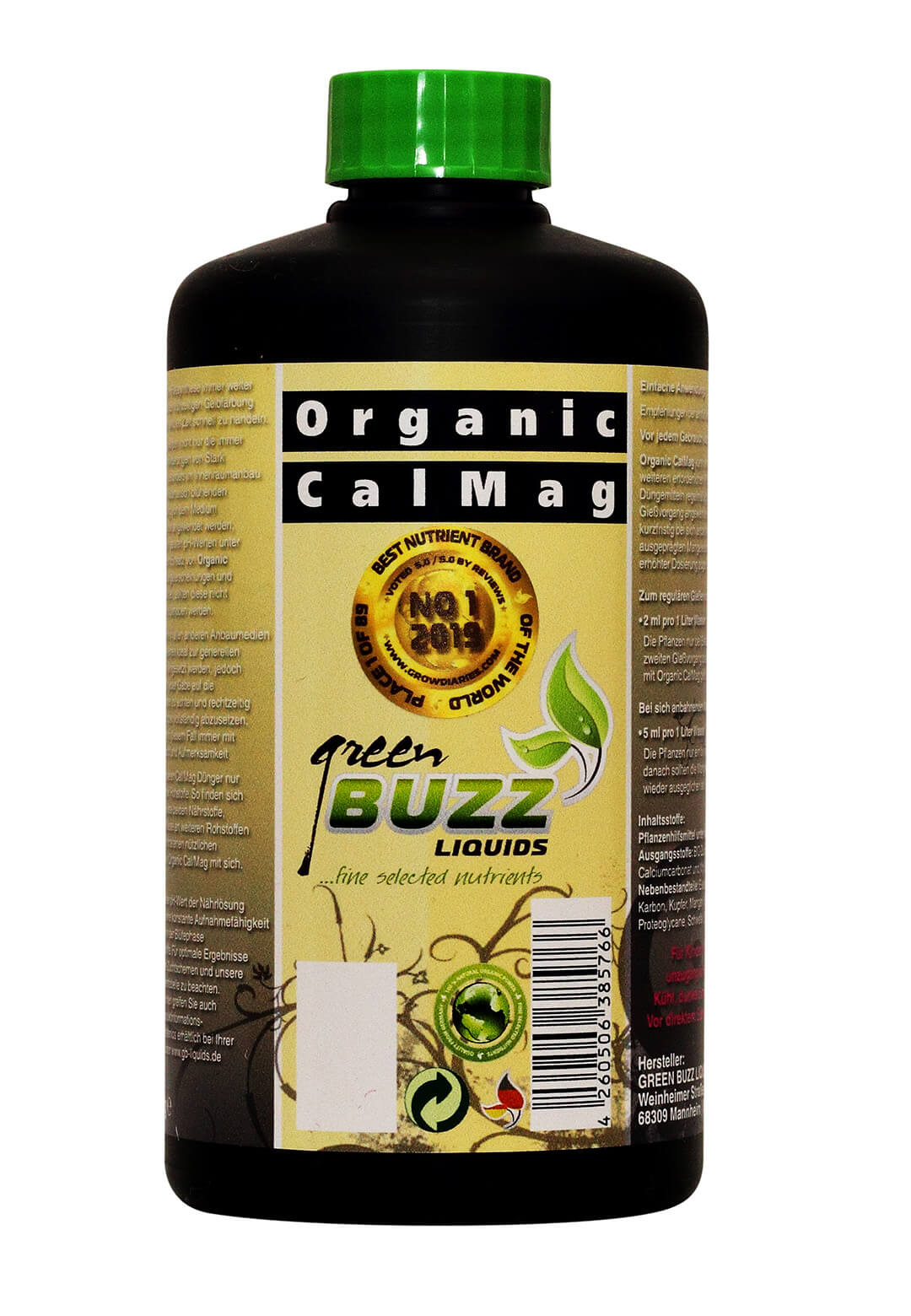 GreenBuzz Organic CalMag 500ml