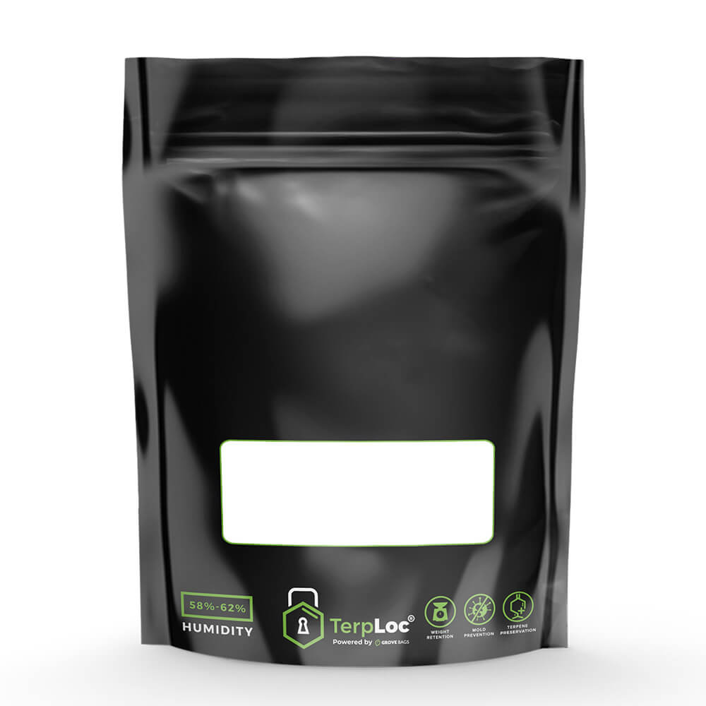 Grove Bags TerpLoc mit Fenster - 30 g: Revolutionäre Curing und Aufbewahrungsmethode für maximalen Terpen-Erhalt Growversand Grove Bags mit Fenster 30g