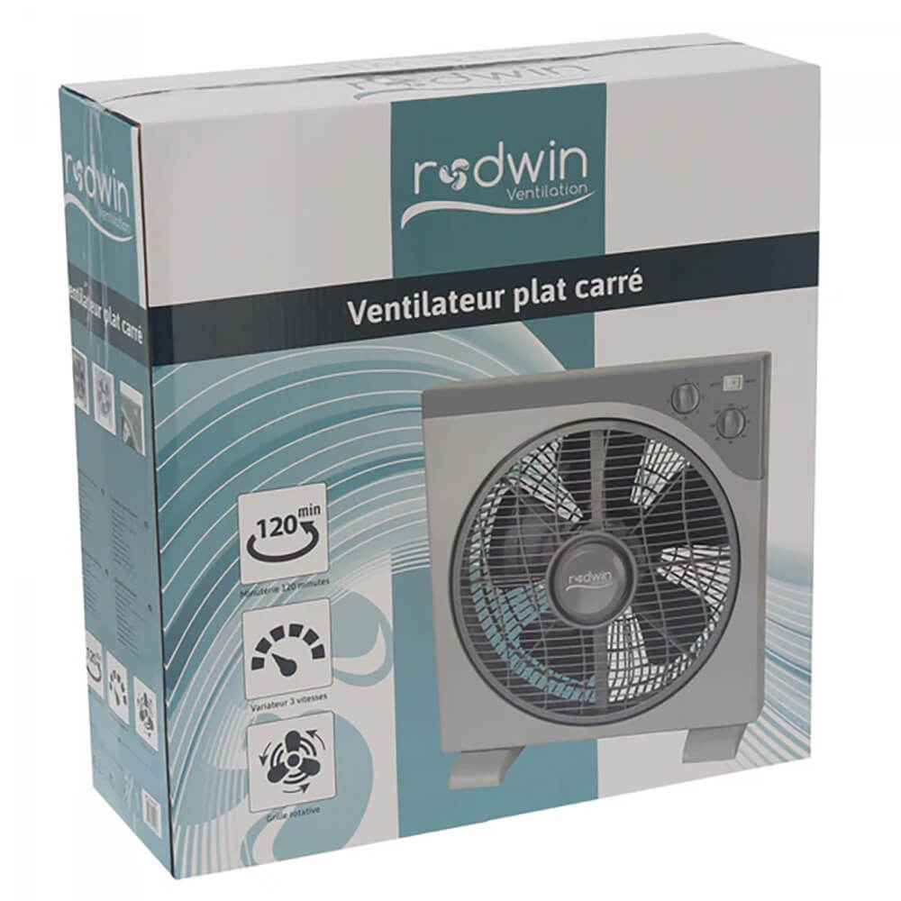 Growversand Rodwin 45W oszillierender Ventilator mit Verpackung