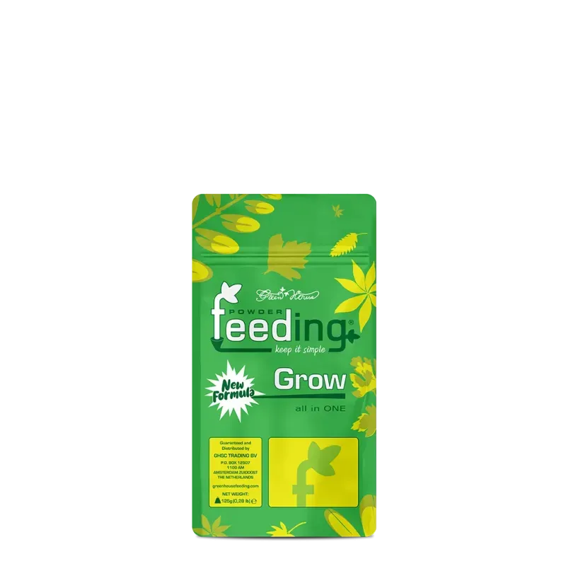Green House Feeding (Powder Feeding) Grow - New Formula - Optimaler Wachstumsdünger | 125 g GreenHouseFeeding Grow