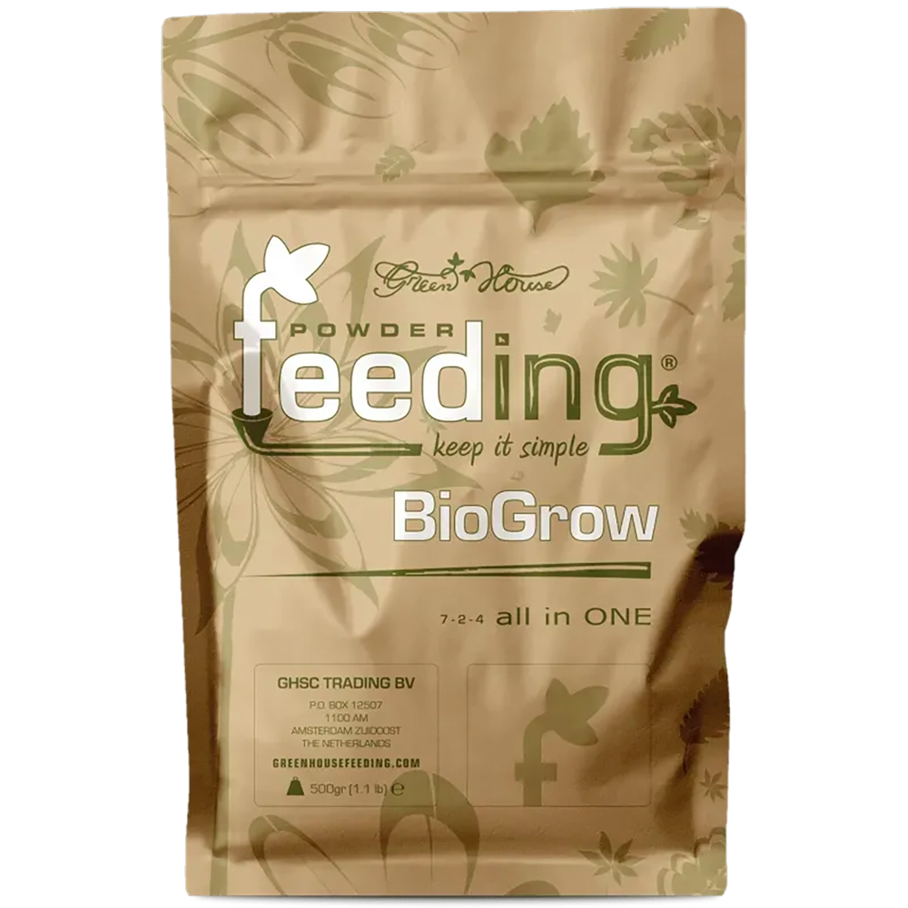 Green House Feeding BioGrow 500g Green House Feeding BioGrow Beutel mit 500 Gramm, Vorderseite