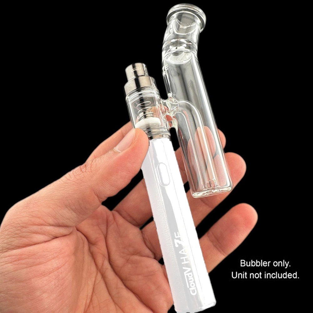 Cloud V HAZE Aqua Bubbler - Glasaufsatz mit Perkolator für sanften Genuss Cloud V HAZE Aqua Bubbler - Glasaufsatz mit Perkolator für sanften Genuss