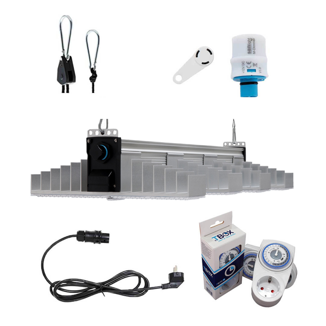 SANlight EVO 4-80 1.5 LED Beleuchtungsset - Professionelles ECO Setup 265W Produktbilder-Beleuchtungsset-Sanlight-Evo-Serie-LED-S-Eco-250W-1000x1000