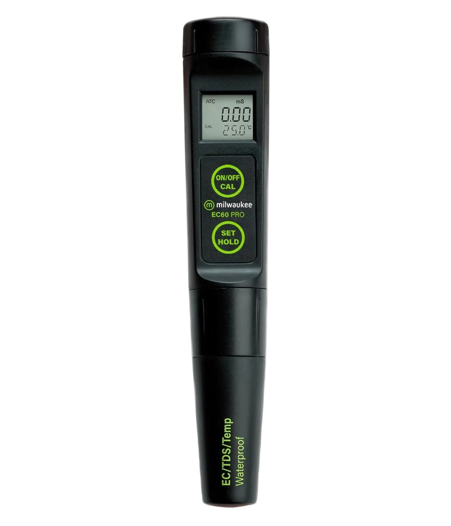 Milwaukee C60 Digitales EC/Temp-Messgerät Growversand milwaukee c60 ec messgerät