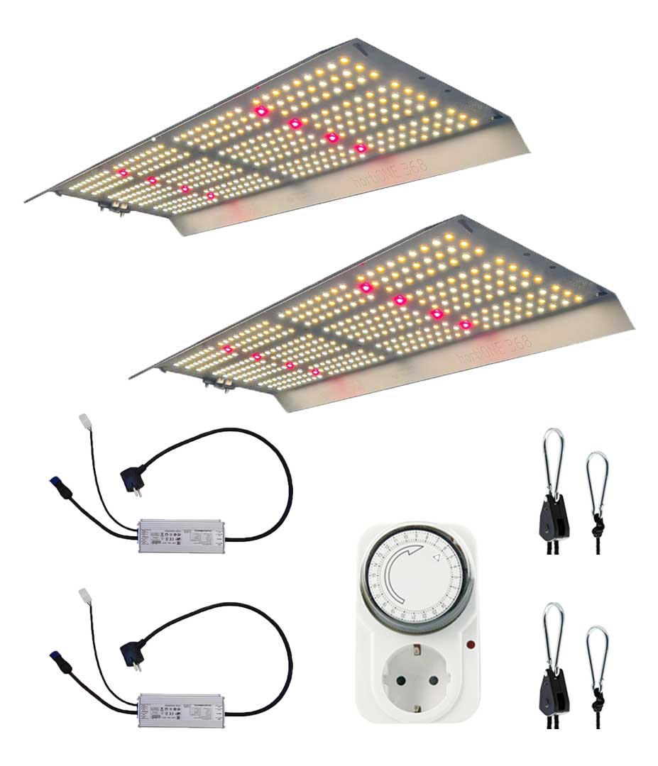 Produktbilder Beleuchtungsset HortiOne LED-368 130W