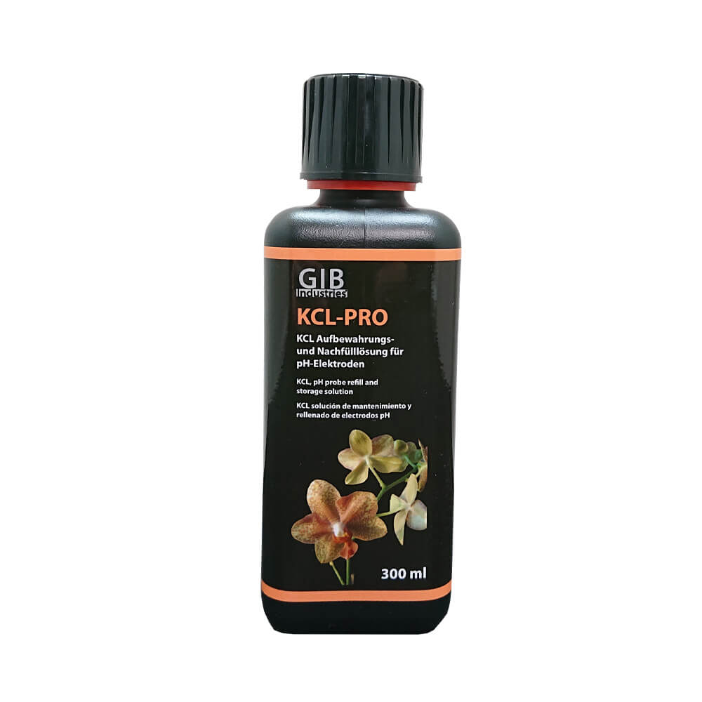 GIB Industries KCL-PRO Aufbewahrungslösung für pH-Elektroden, 300 ml GIB Eichlösung KCL PRO