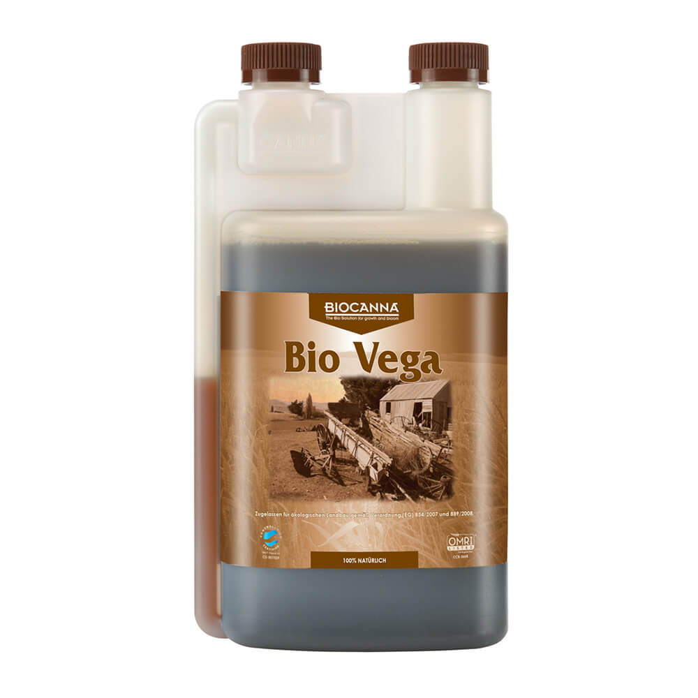 Canna Bio Vega 1 l Canna Bio Vega Flasche mit 1 Liter, freigestellt