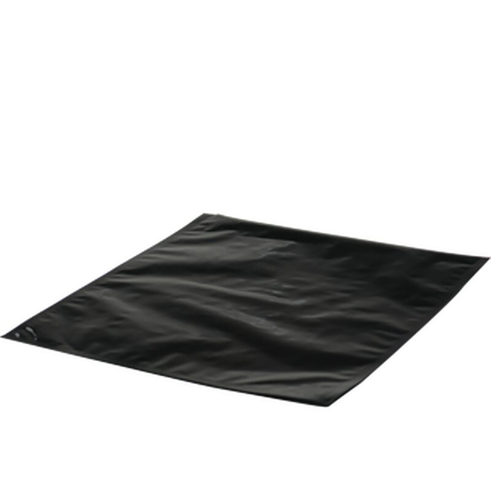 Bügelbeutel Alu 50x55 cm Schwarzer Alu-Bügelbeutel in 50 x 55 Zentimetern, flach liegend